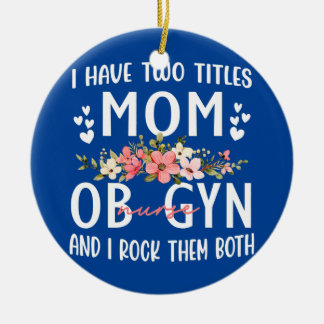 Ich habe zwei Titeln Mama- und Arbeitsgeschenke fü Keramik Ornament