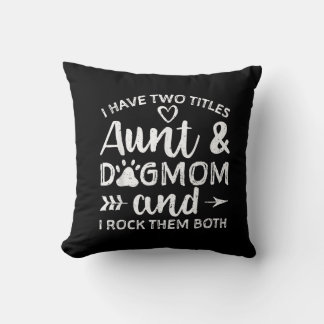 Ich habe zwei Titeln Tante und Mama Geschenk für T Kissen