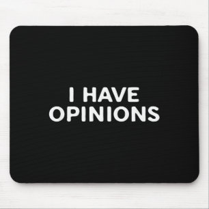 Ich habe Zwiebeln Bold Lustige Aussage Design Mousepad