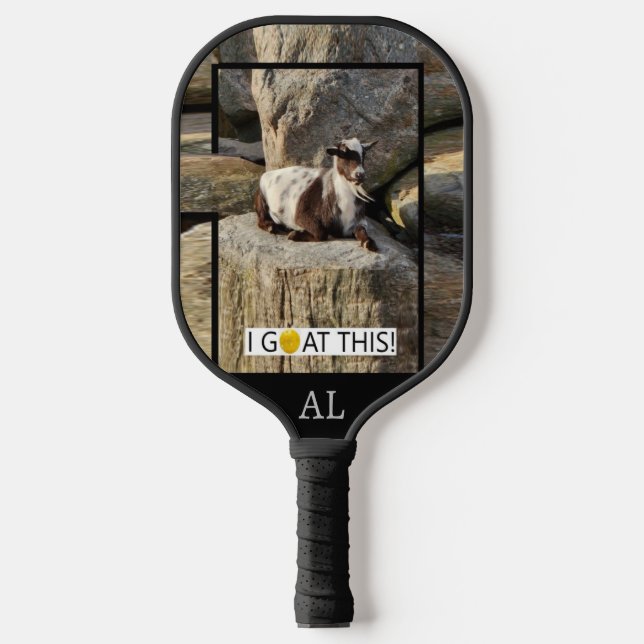 "Ich hab's geschafft! Alabama" Pickleball Paddle (Vorderseite)