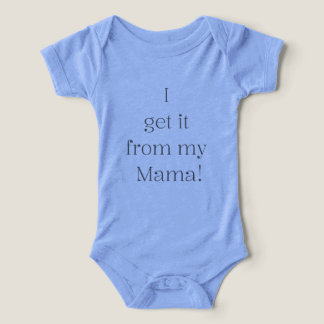 Ich hab's von meiner Mama Baby-Jungen-Shirt