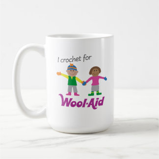 Ich häkele für Wolle-HilfeTasse Kaffeetasse