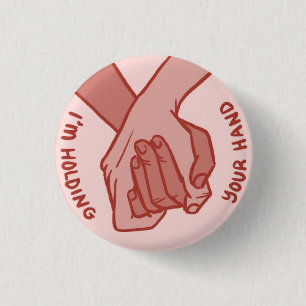 Ich halte Ihre Hand (v.2) durch Galan Pirrone Button