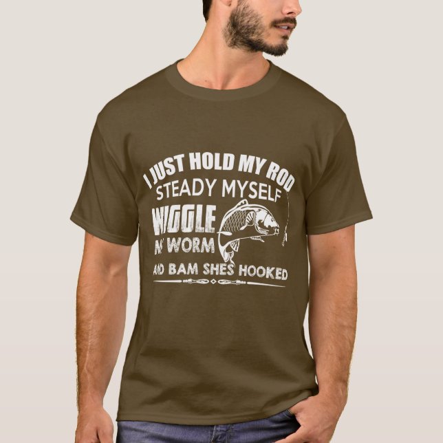Ich halte meine Stäbchen fest, ich habe einen Wurm T-Shirt (Vorderseite)