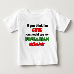 Ich halte mich für eine Niedliche Ungarin Baby T-shirt