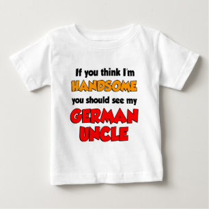 Ich halte mich für einen schönen deutschen Onkel Baby T-shirt