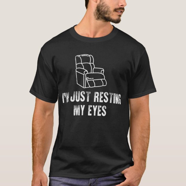 Ich halte mir nur die Augen aus T-Shirt (Vorderseite)