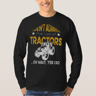 Ich halte Traktoren für Rasenmäher und Rasenmäher T-Shirt