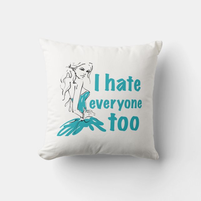 Ich hasse auch alle kissen (Vorderseite)