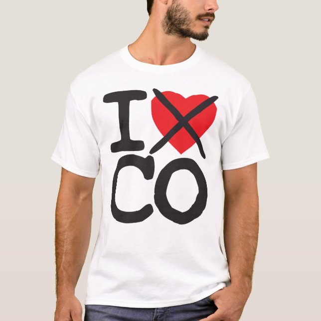 Ich hasse Co - Colorado T-Shirt (Vorderseite)