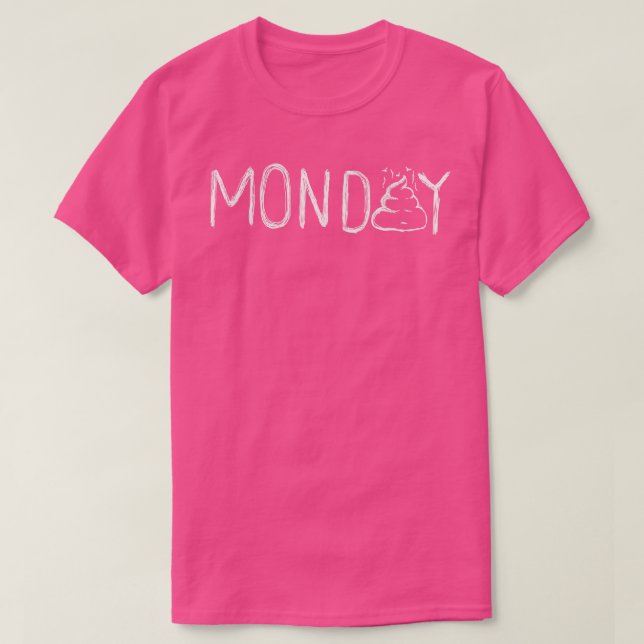 Ich hasse den Montag T-Shirt (Design vorne)