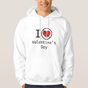 Ich hasse den Valentinstag Hoodie
