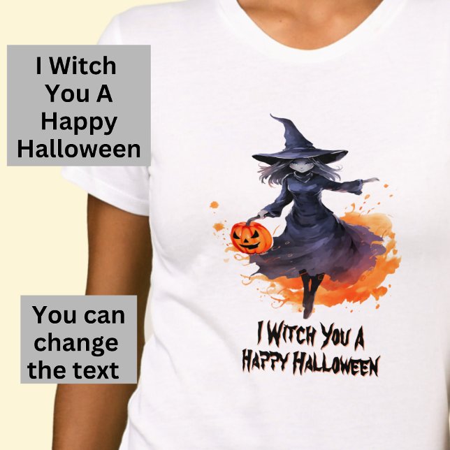 Ich hasse dir ein glückliches Halloween auf Weiß T-Shirt (Von Creator hochgeladen)