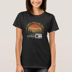 Ich hasse es, Camping-Anhänger-Retro-Tanktop abzuz T-Shirt