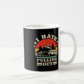 Ich hasse es, lustige Campinganhänger Retro Tra he Kaffeetasse