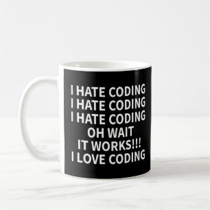 Ich hasse es zu programmieren lustig I Developer I Kaffeetasse