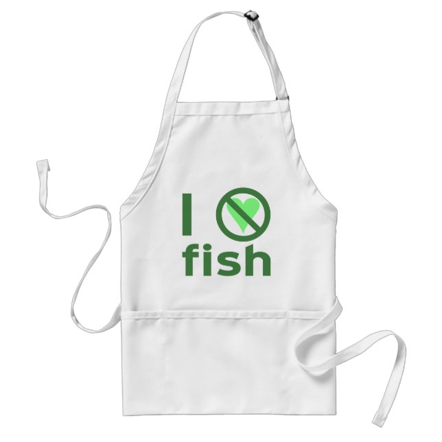 Ich hasse Fisch Schürze (Vorne)