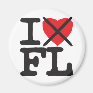 Ich hasse FL - Florida Magnet