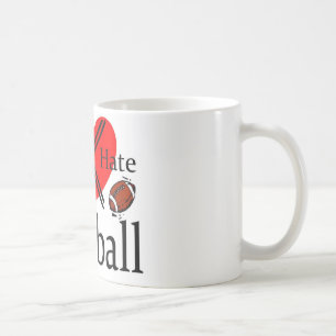 Ich hasse Fußball Kaffeetasse