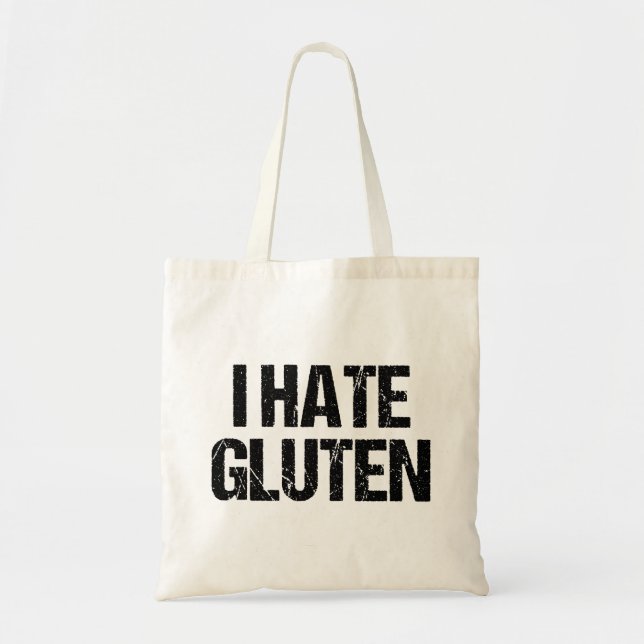 Ich hasse Gluten Tragetasche (Vorne)