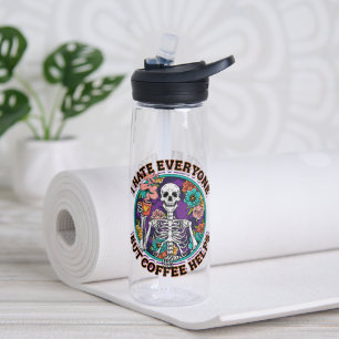 Ich hasse jeden Kaffee hilft Kaffee-Liebhaber-Gesc Trinkflasche
