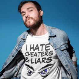 ICH HASSE KÄSTE UND LIAREN-T - Shirt