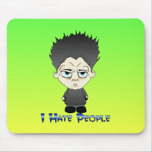Ich hasse Leutemeisterstück Maxwell Mousepad