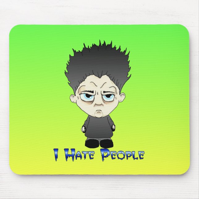 Ich hasse Leutemeisterstück Maxwell Mousepad (Vorne)