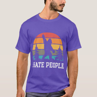 Ich hasse Menschen Sasquatch T-Shirt