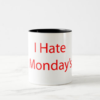 Ich hasse Montage Zweifarbige Tasse