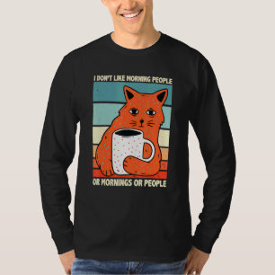 Ich hasse Morgenmenschen und Morgens und Leute spo T-Shirt
