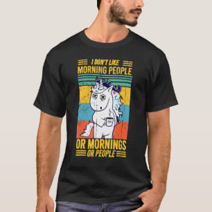 Ich hasse Morgenmenschen und Morgens und Leute spo T-Shirt