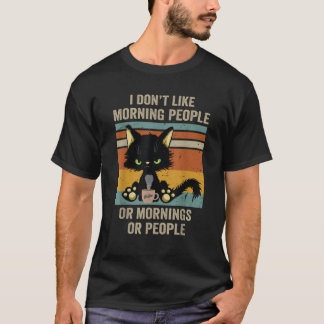 Ich hasse Morgenmenschen und Morgens und Leute spo T-Shirt