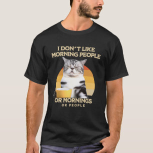 Ich hasse Morgenmenschen und Morgens und Leute spo T-Shirt