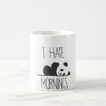Ich hasse Morgenpanda-Tasse Kaffeetasse<br><div class="desc">Ich hasse Morgenpanda-Tasse</div>