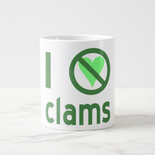Ich hasse Muscheln Jumbo-Tasse