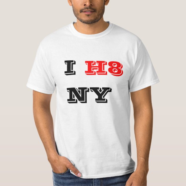 Ich hasse New- YorkShirt T-Shirt (Vorderseite)