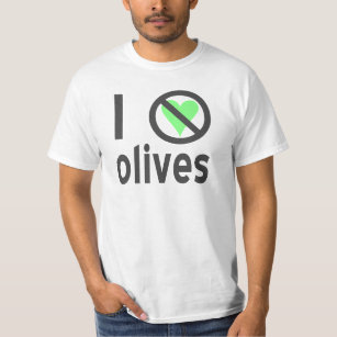 Ich hasse Oliven (schwarz) T-Shirt