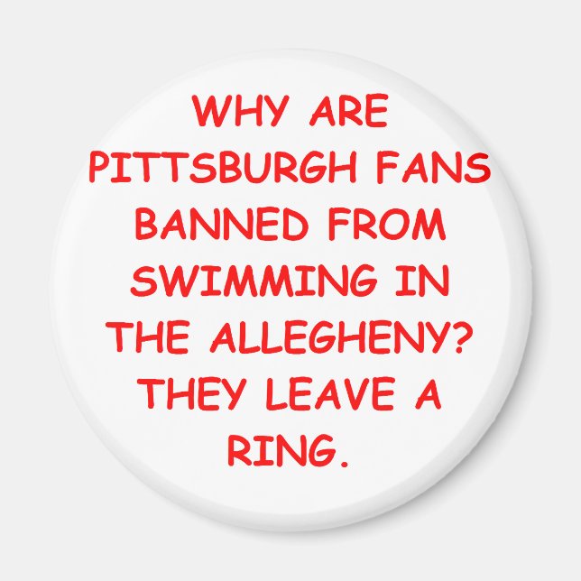 Ich hasse Pittsburgh Magnet (Vorne)