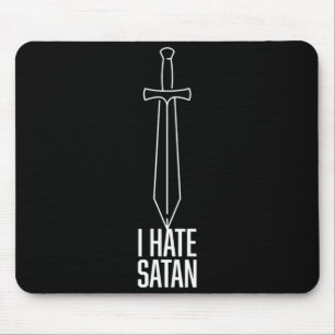 Ich hasse Satan Mousepad