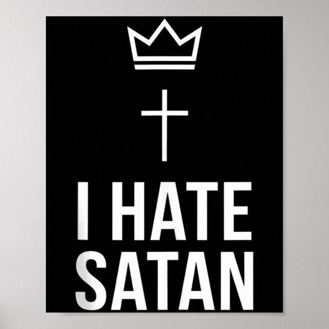 Ich hasse Satan Poster (Vorne)