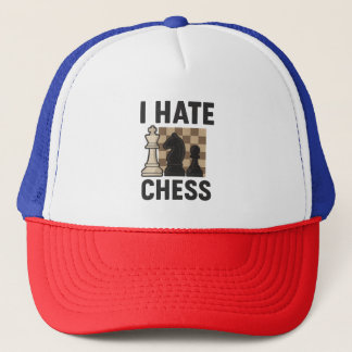 Ich hasse Schach Truckerkappe