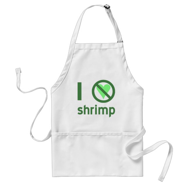 Ich hasse Shrimp Schürze (Vorne)