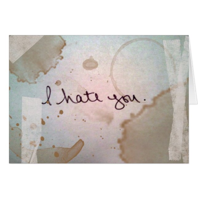 ich hasse Sie (Vorderseite (Horizontal))