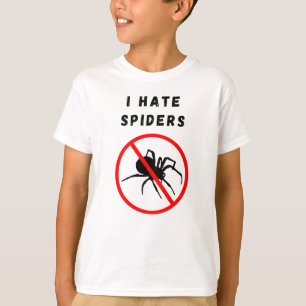 Ich hasse Spinnen T-Shirt
