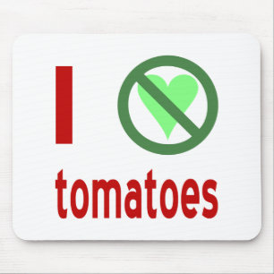 Ich hasse Tomaten Mousepad