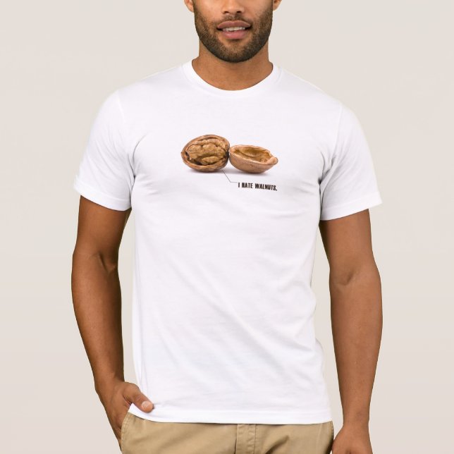 Ich hasse Walnüsse T-Shirt (Vorderseite)