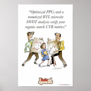 Ich hasse Werbeagenturen Talk Poster