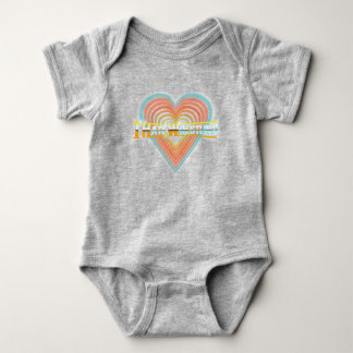 Ich hasse Wrestling-Logo-Baby-Bodysuit Baby Strampler