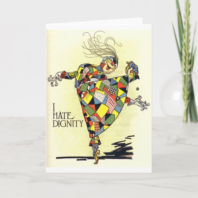 Ich hasse Würde-Karte Karte (Vorderseite)